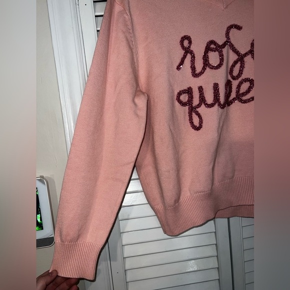 QUEEN OF SPARKLES ROSÉ QUEEN SWEATER - Picture 4 of 9
